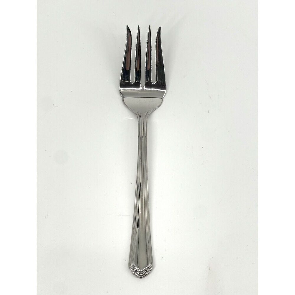 Lenox ARCHWAY 18/10 Stainless Large Cold Meat Serving Fork 9 1/8"  Discontinued